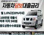 외국인분들을 위한 안전한 자동차담보대출입니다