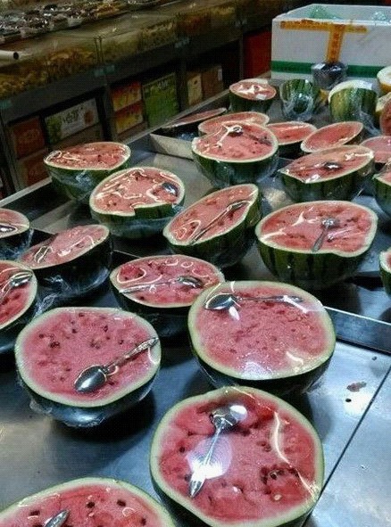 대륙의 수박 판매